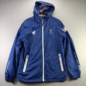 Viewsport Chevron Houston Marathon 2020 Blue Hooded Windbreaker Jacket XL